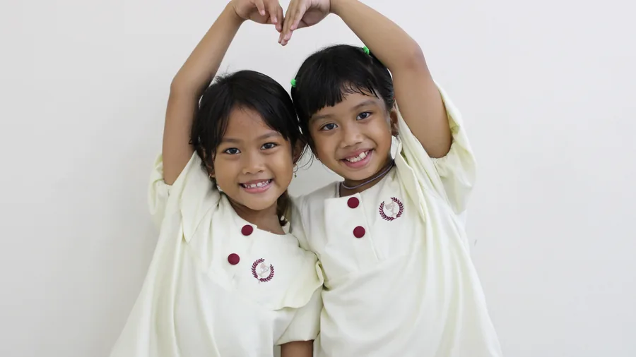 Students showing care